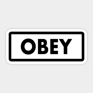 OBEY - They Live (1988) - John Carpenter Sticker